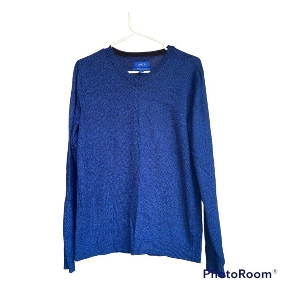 MEN'S Apt. 9® Merino Blend V-Neck Sweater - Picture 2 of 5